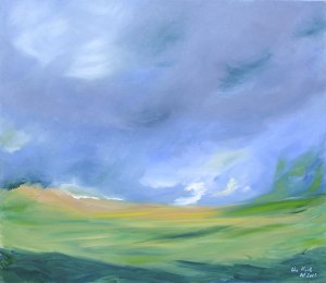 CATTERLINE LANDSCAPE I. Oil on canvas, 100 x 120cm. Available for sale