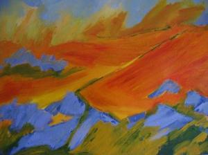 MEMORIES OF FRANCE II. Oil on canvas, 65 x 81cm. Available for sale