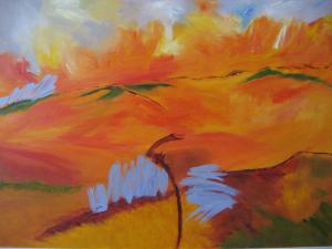 MEMORIES OF FRANCE VI. Oil on canvas, 92 x 122cm. Available for sale